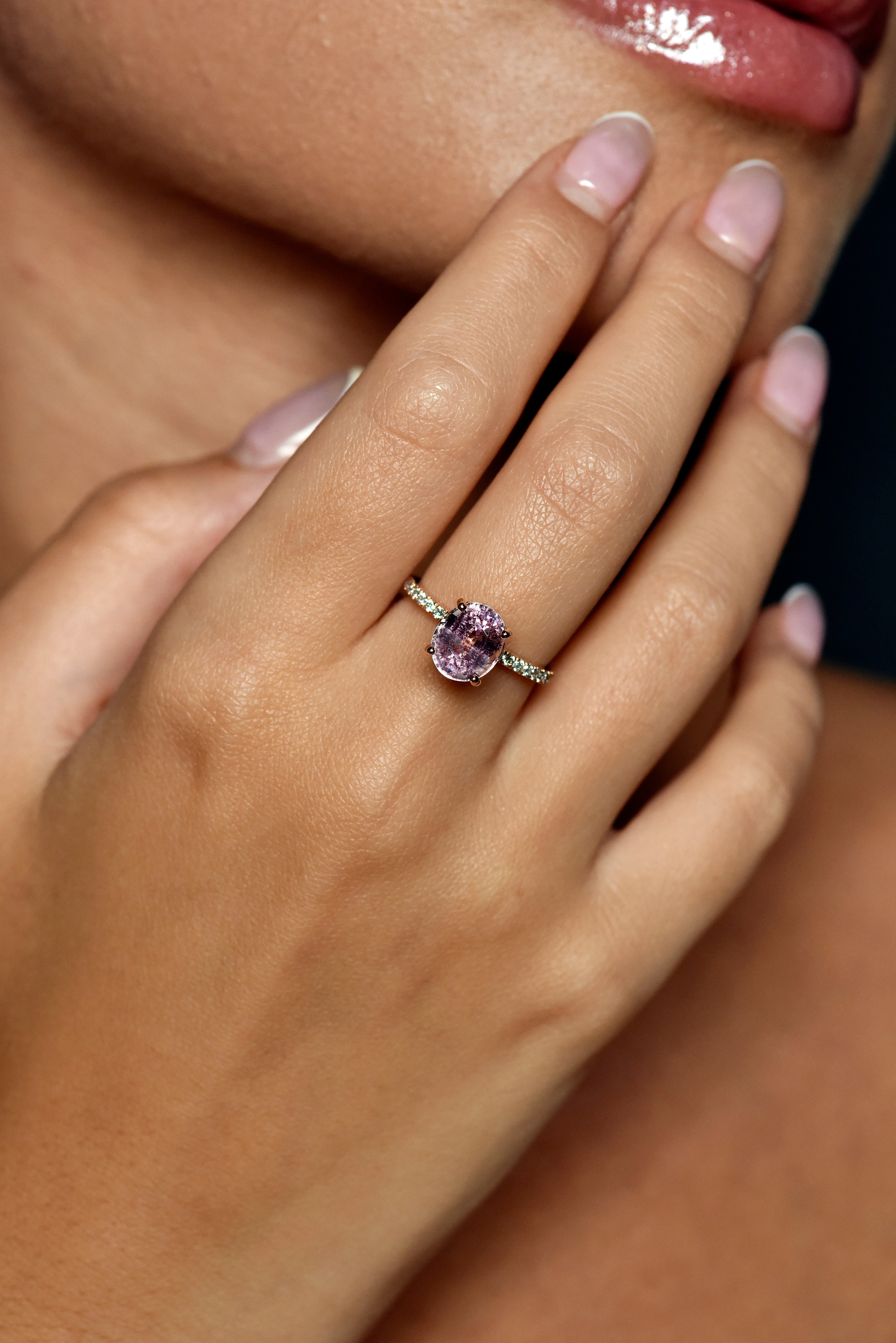 Pink Tourmaline Ring