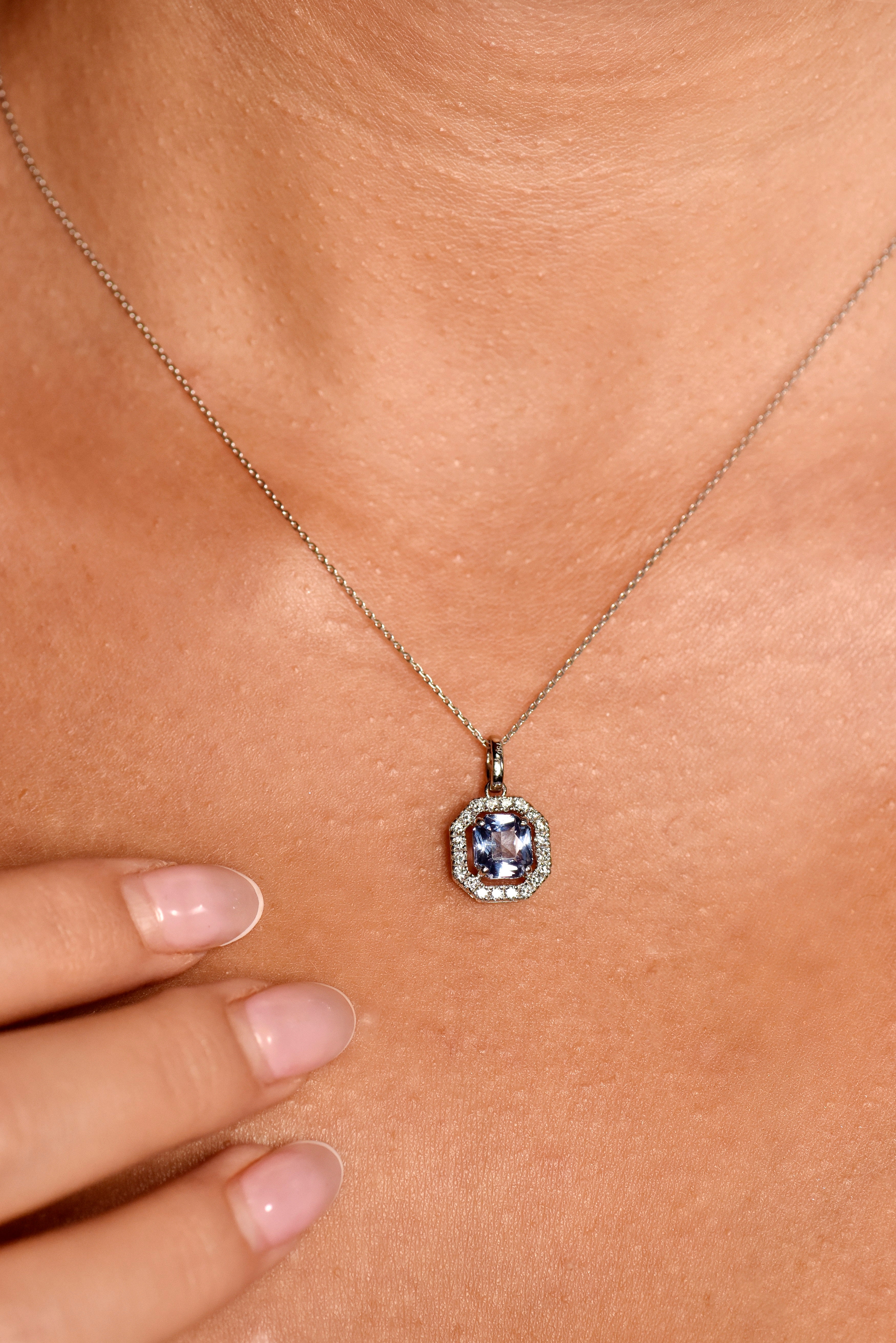 Purple Spinel Pendant