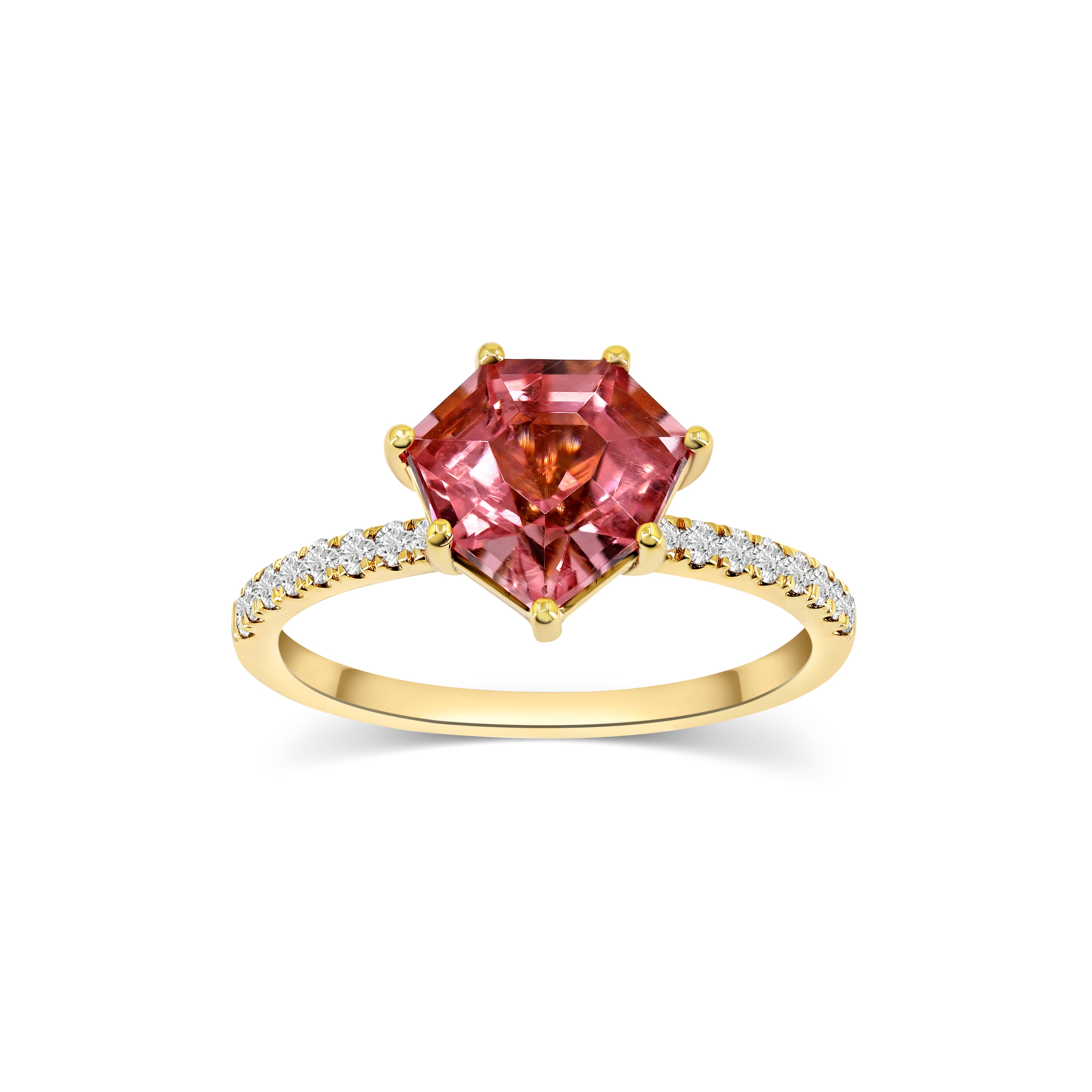 Pink Tourmaline Ring