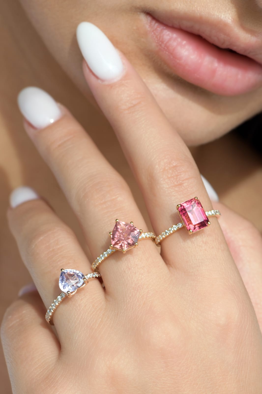 Pink Tourmaline Ring